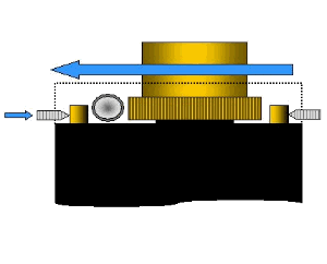 EQ6 worm gear schematic - tightening the lower set screw