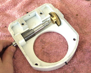 Replacing the worm into the worm carrier