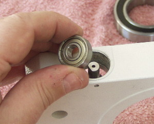 Replacing the other worm carrier bearing