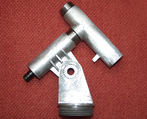 The main mount components after stripping and polishing