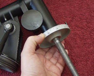 removing the declination scale