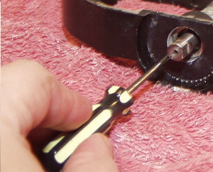 Removing the worm carrier float screw